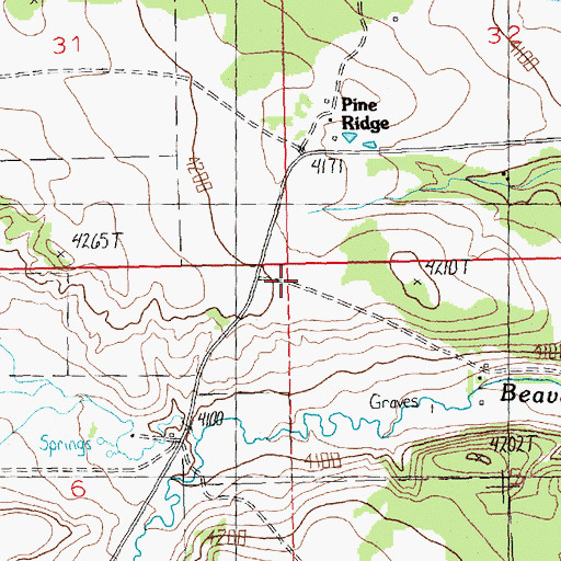 Topographic Map of Finkbeiner School (historical), MT