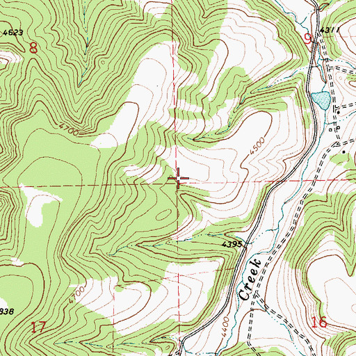 Topographic Map of Nelson School (historical), MT