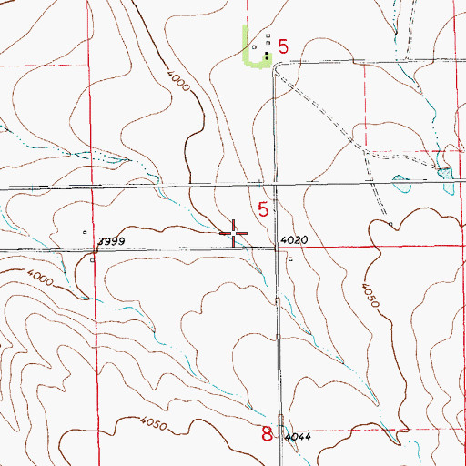 Topographic Map of Meisser School (historical), MT