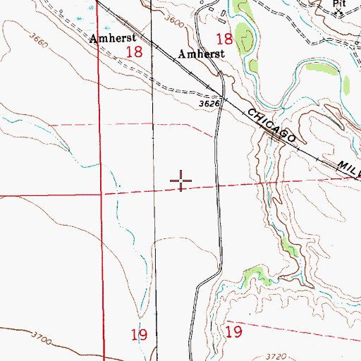 Topographic Map of Hutterisshe Society School (historical), MT