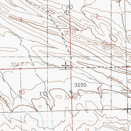 Topographic Map of Christensen School (historical), MT