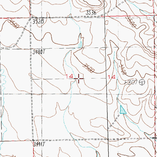 Topographic Map of Stebbins School (historical), MT