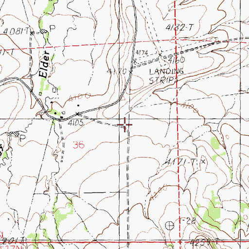 Topographic Map of Romundstad School (historical), MT