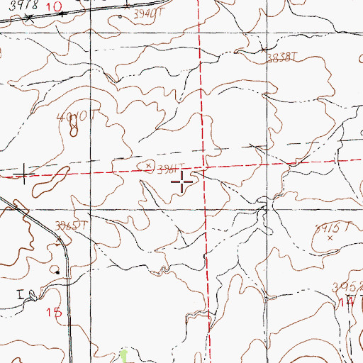 Topographic Map of Dog Creek School (historical), MT