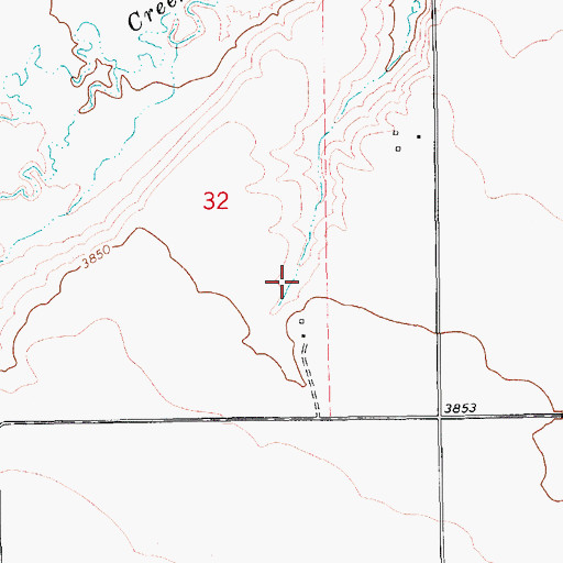 Topographic Map of Haker School (historical), MT