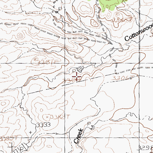 Topographic Map of Maury School (historical), MT