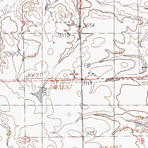 Topographic Map of Cimrhaki School (historical), MT