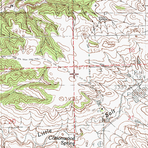 Topographic Map of Haight School (historical), MT