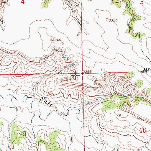 Topographic Map of Paradise Heights School (historical), MT