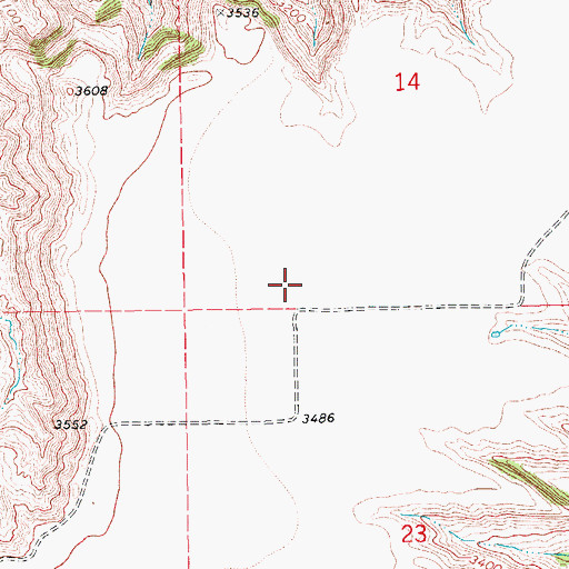 Topographic Map of Matthews School (historical), MT