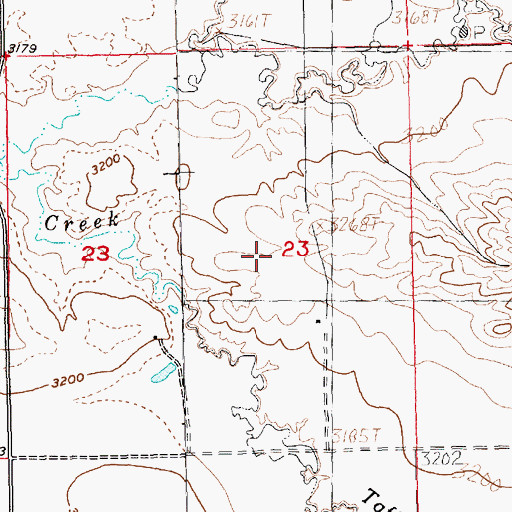 Topographic Map of Number Four School (historical), MT
