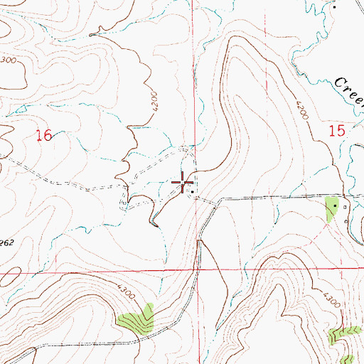Topographic Map of Brassey Post Office (historical), MT