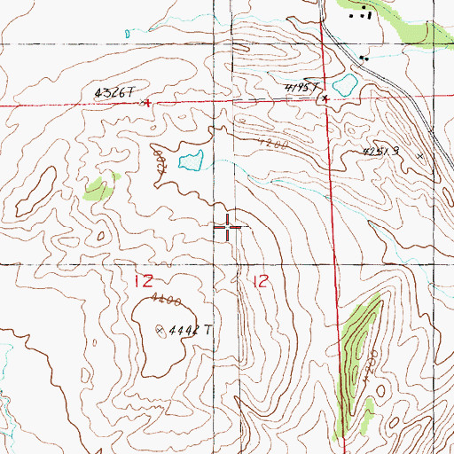 Topographic Map of Fort Maginnis Military Reservation (historical), MT