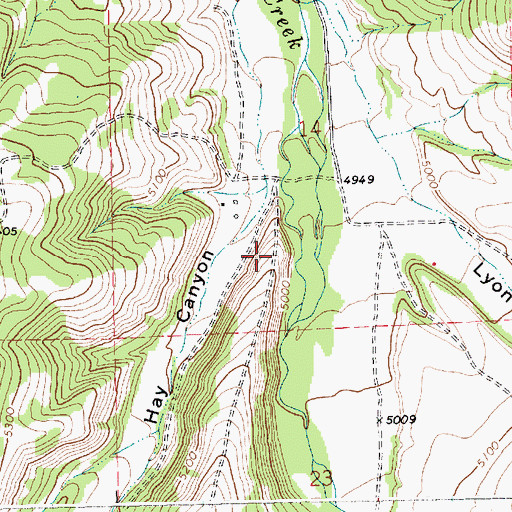 Topographic Map of Jones Post Office (historical), MT