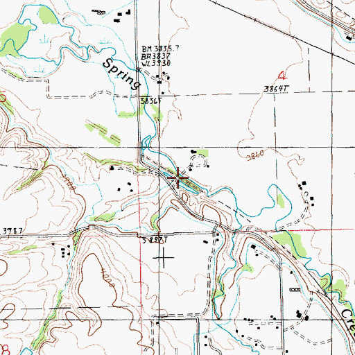 Topographic Map of Reed and Bowles Trading Post (historical), MT