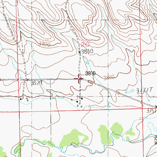 Topographic Map of Mikado Post Office (historical), MT