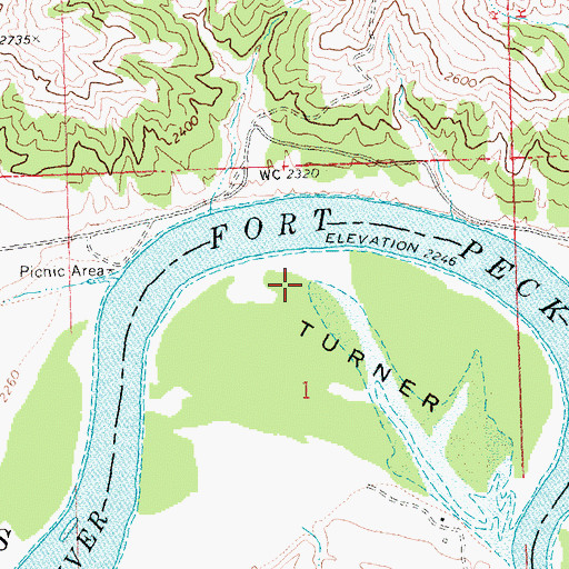 Topographic Map of Wilder (historical), MT