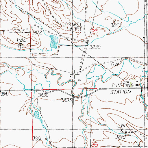 Topographic Map of Seventynine (historical), MT