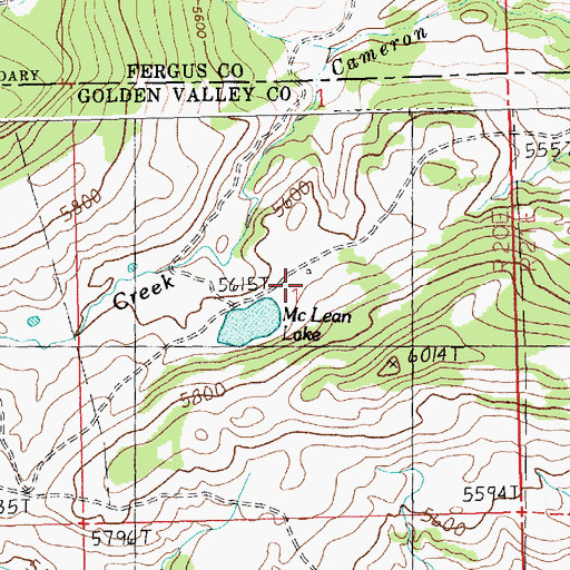 Topographic Map of Sahara (historical), MT
