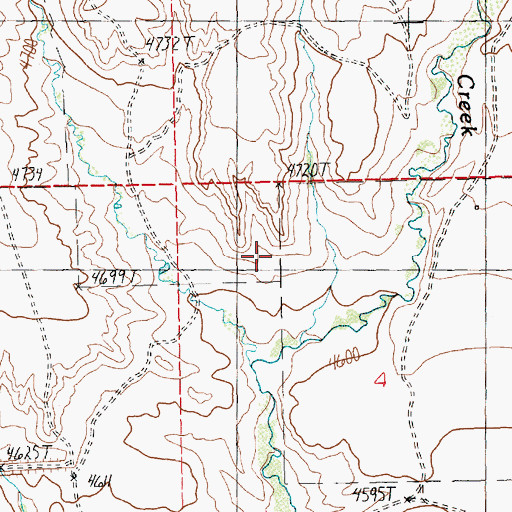 Topographic Map of Profile Post Office (historical), MT