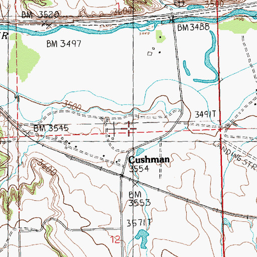 Topographic Map of Olden Post Office (historical), MT