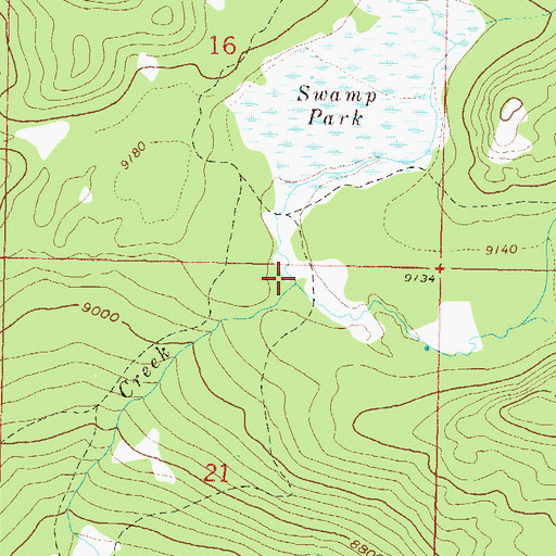 Topographic Map of North Fork Mad Creek, CO