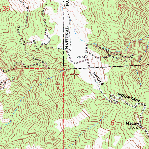 Topographic Map of Stetson Ranch (historical), CA