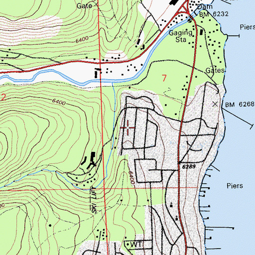 Topographic Map of Comstock Acres, CA