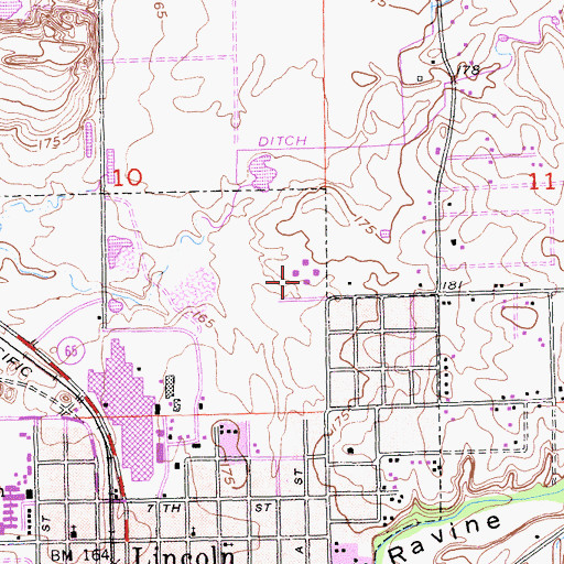 Topographic Map of Carlin C Coppin Elementary School, CA