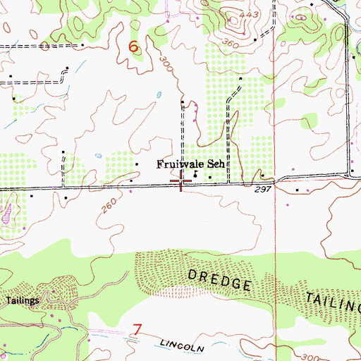 Topographic Map of Fruitvale Community Hall, CA