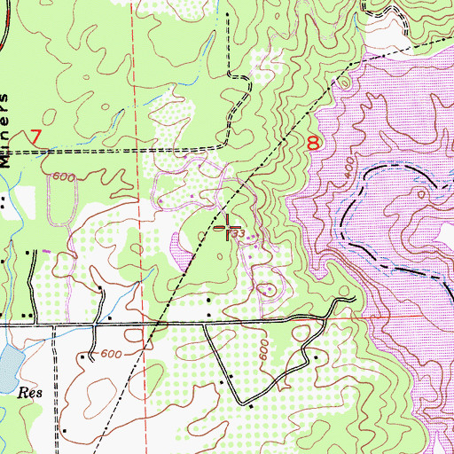 Topographic Map of Lakeshore, CA