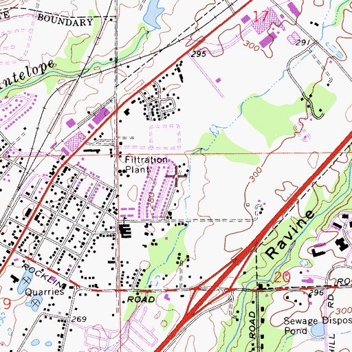 Topographic Map of Sierra Meadows Park, CA