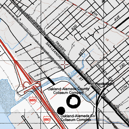 Topographic Map of Damon Station (historical), CA