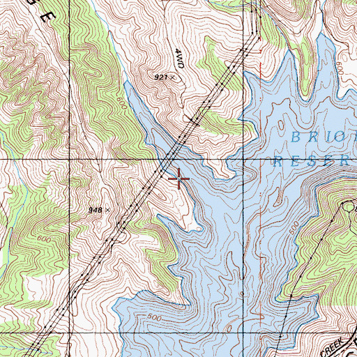 Topographic Map of Deep Cove, CA