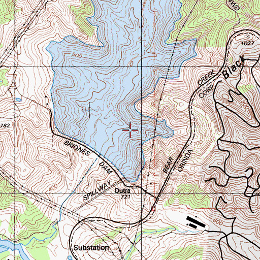 Topographic Map of Little John Cove, CA