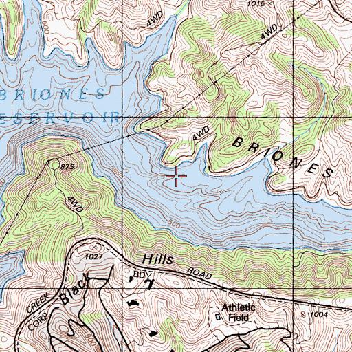 Topographic Map of Pereira Cove, CA