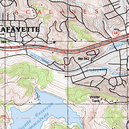 Topographic Map of Temple Isaiah High School, CA