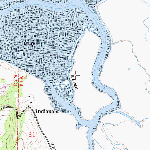 Topographic Map of Teal Island, CA