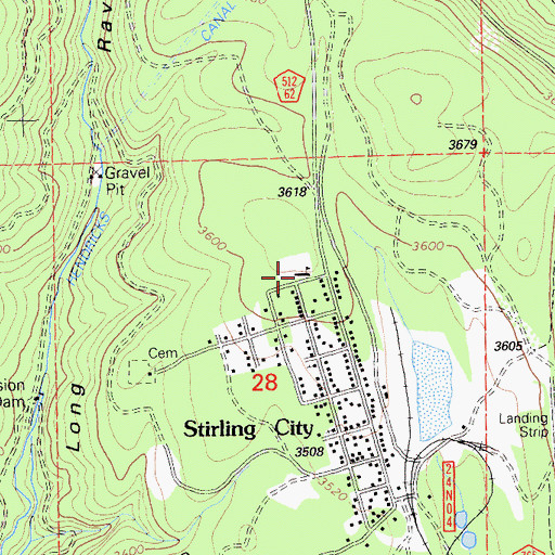 Topographic Map of Horace Brakebill Elementary School, CA