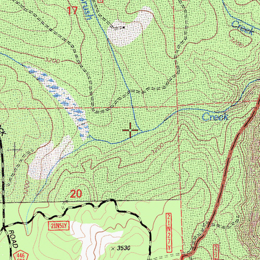 Topographic Map of Turners Mill (historical), CA