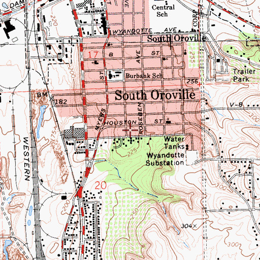 Topographic Map of Apostolic Church, CA
