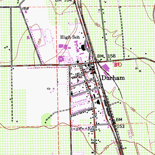 Topographic Map of Eskini (historical), CA