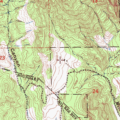Topographic Map of Avila Ranch, CA