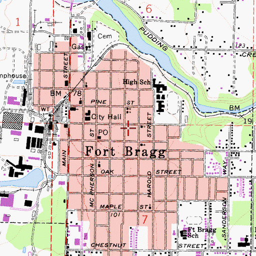 Topographic Map of Evergreen United Methodist Church, CA