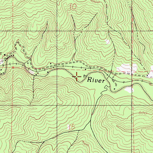 Topographic Map of Big Stump Ranch, CA