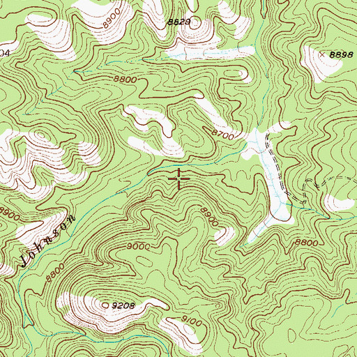 Topographic Map of Terrel Ditch, CO