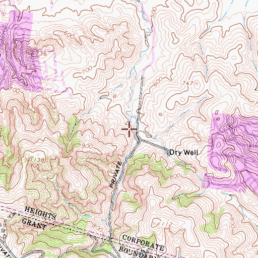 Topographic Map of Schabarum Regional Park, CA