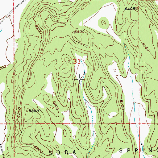 Topographic Map of Eight Mile Park Quarry, CO