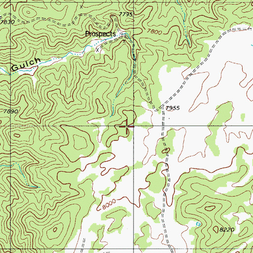 Topographic Map of Big Mac Group One-three Mines, CO