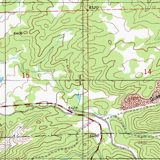 Topographic Map of R. H. Magnuson Mine, CO